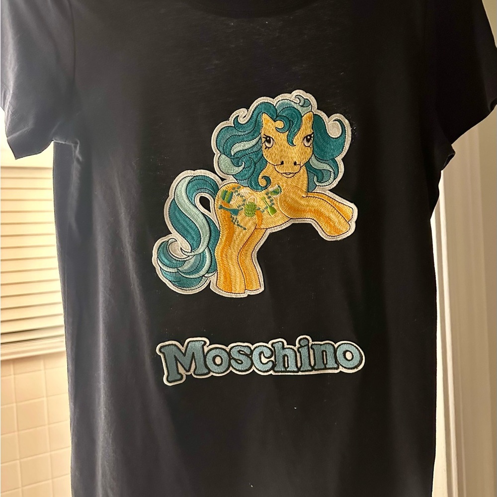 Moschino couture top My Little Pony XS